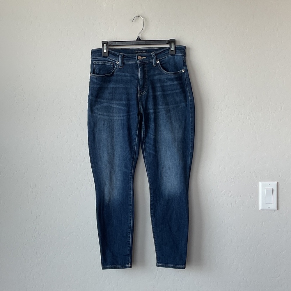 Lucky Brand Dark Blue Ankle Jeans